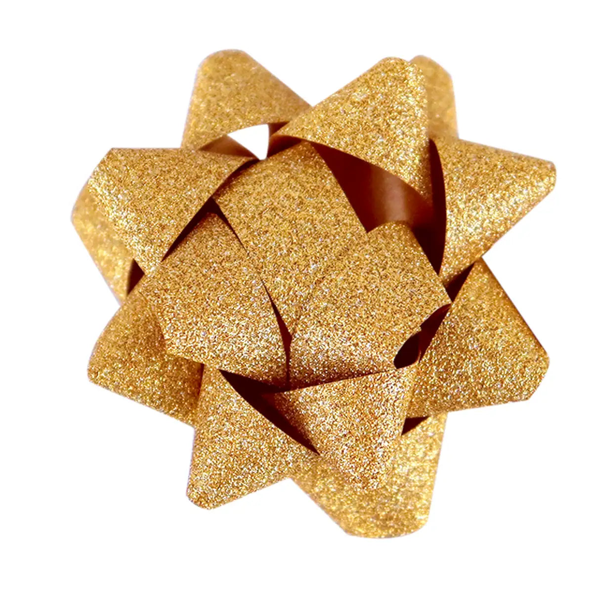 Moños para Regalo, Color Oro, 9 pzas