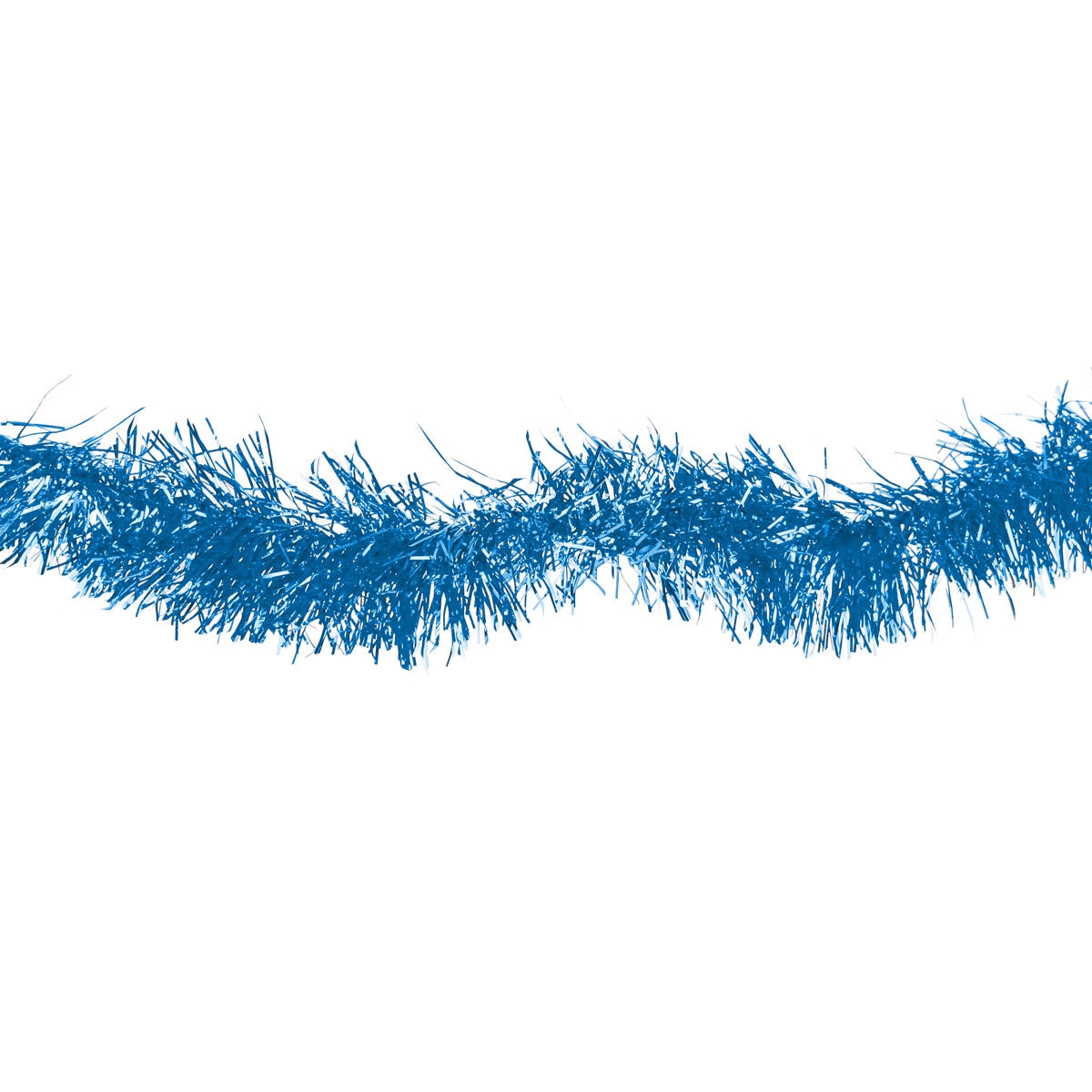 Guirnalda Navideña, Tinsel, Color Azul Rey