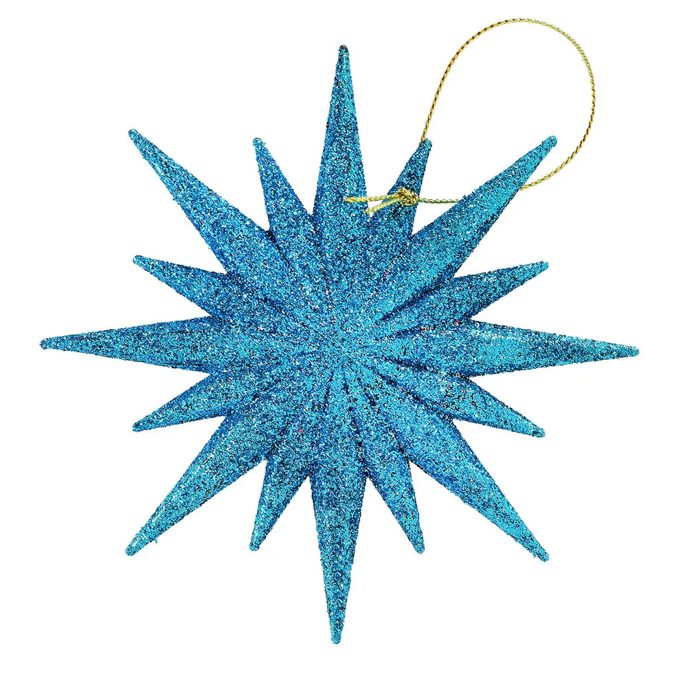 Destello, Ornamento Navideño, Color Azul