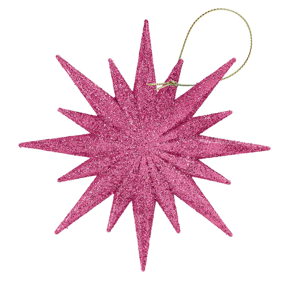 Destello, Ornamento Navideño, Color Fucsia