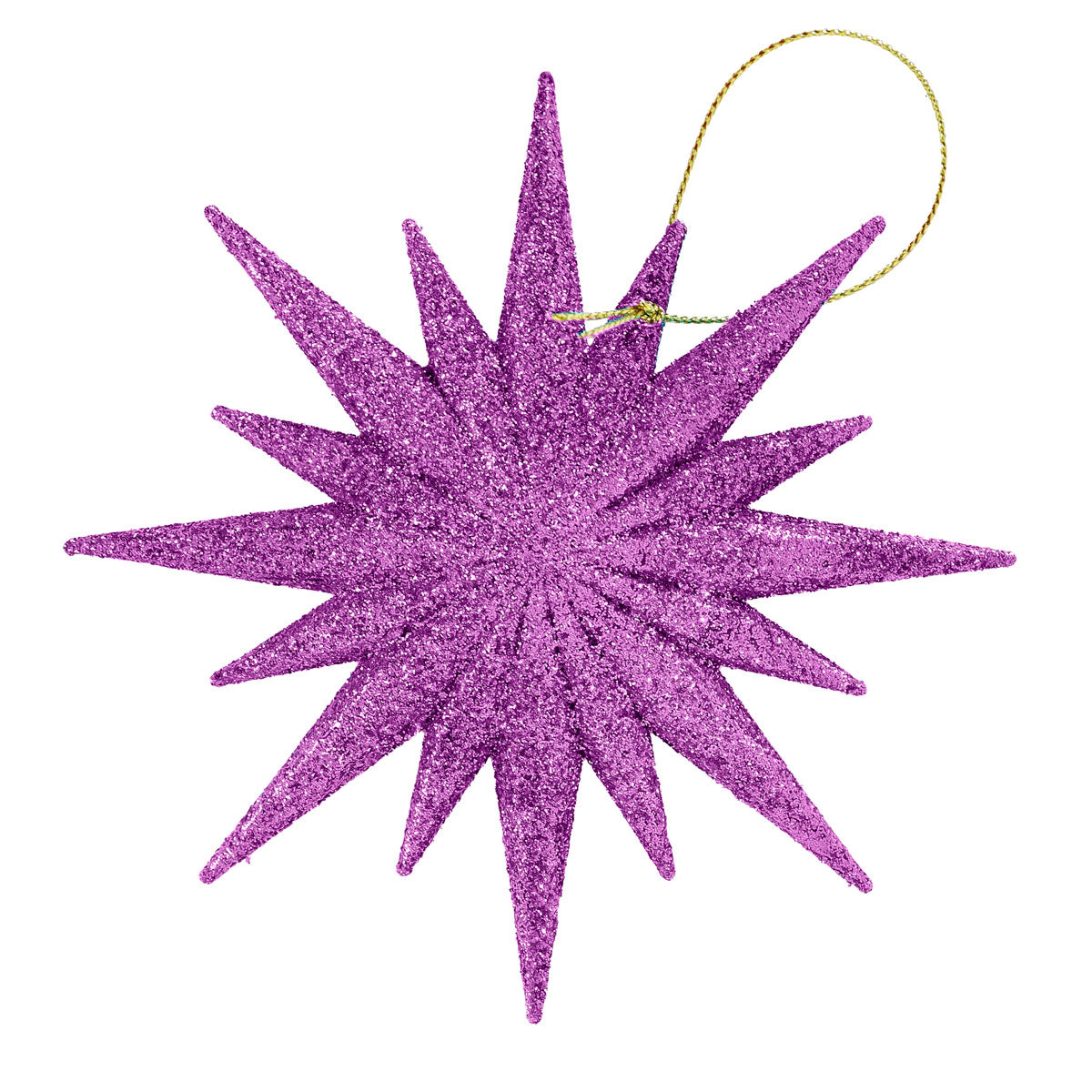 Destello, Ornamento Navideño, Color Morado