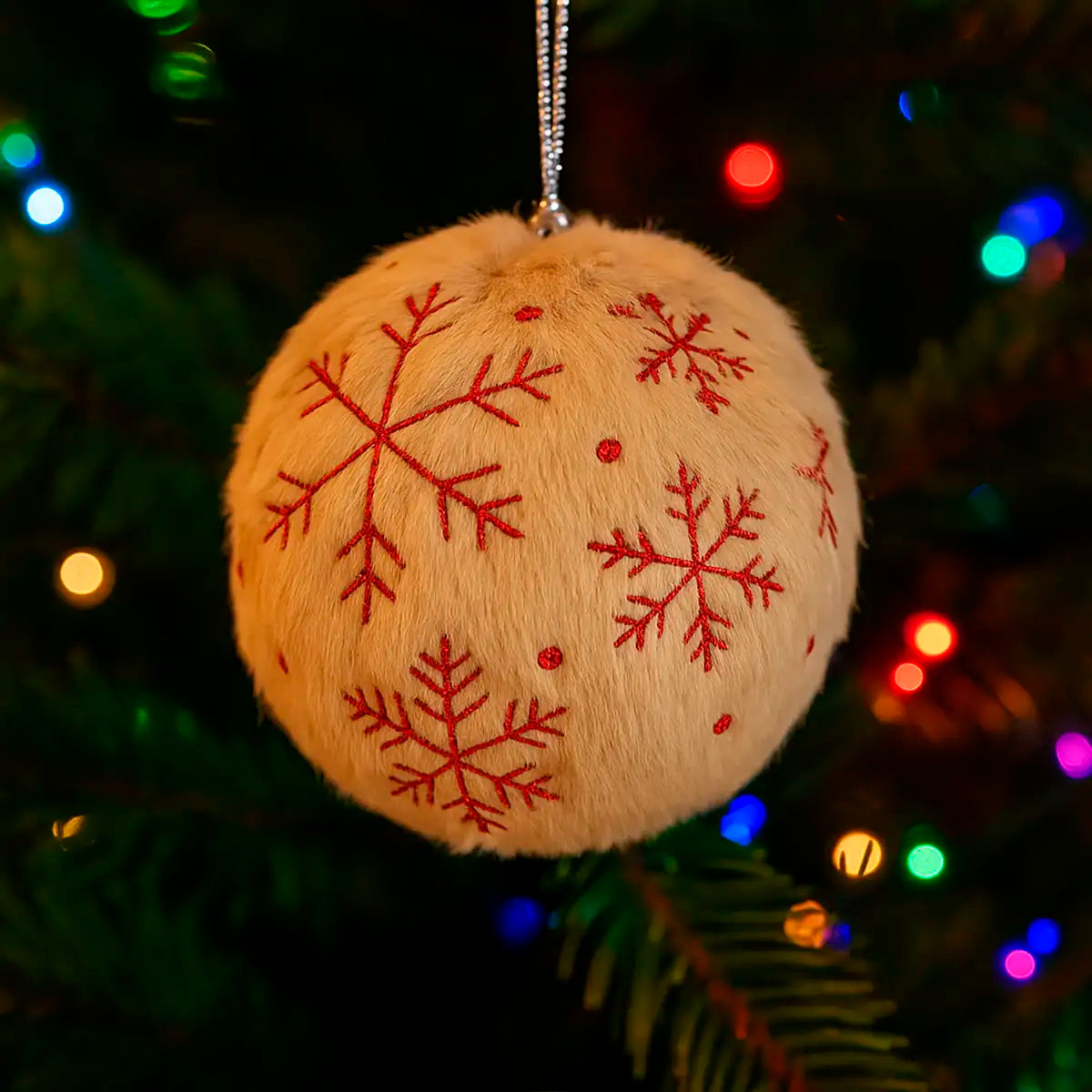 Esfera Navideña, Color Caqui