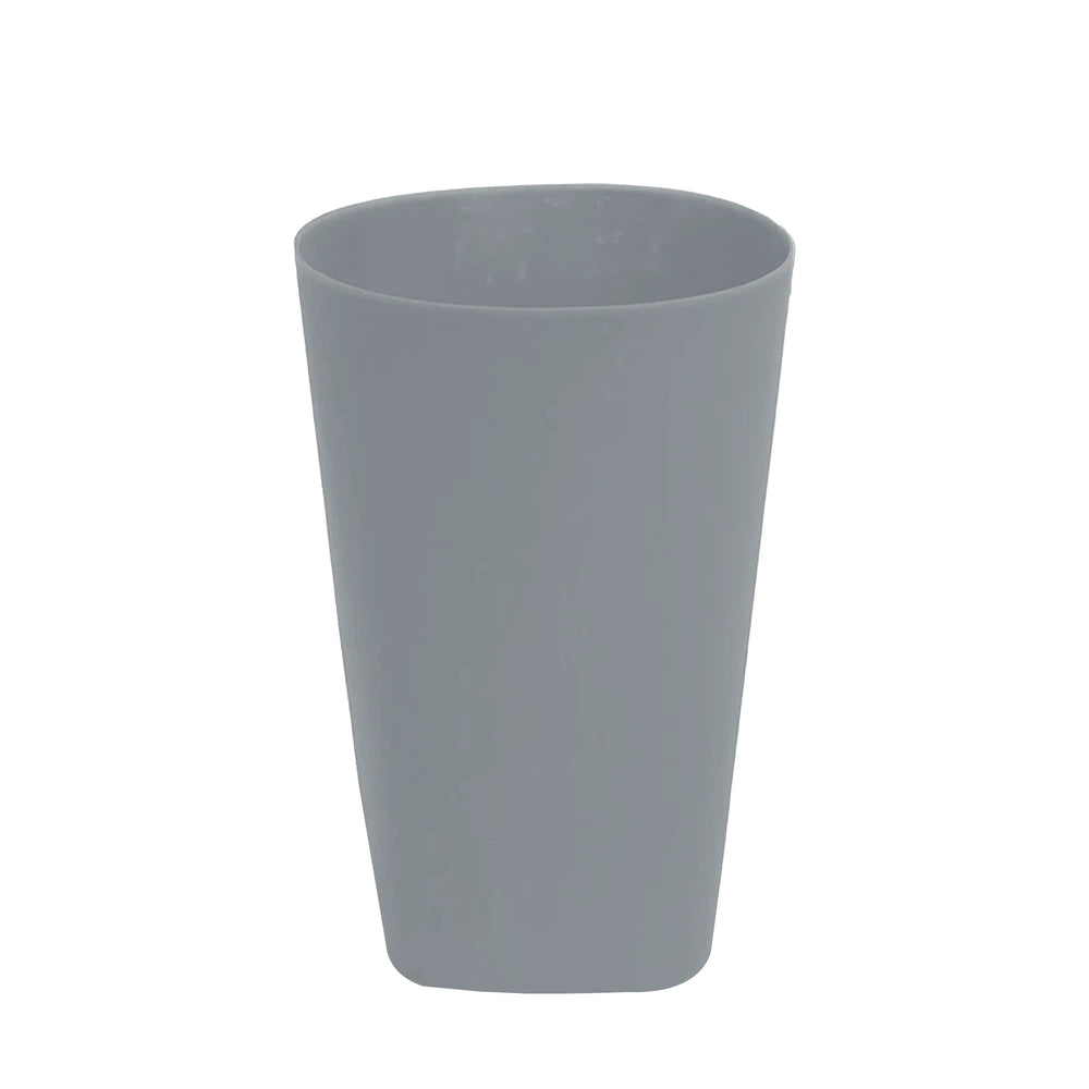 Set de 2 Vasos de Plástico, Color Gris