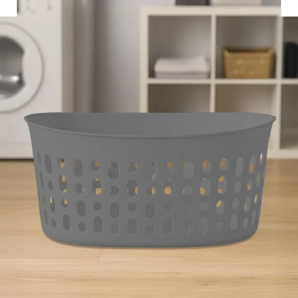 Canasta de Lavandería, Color Gris