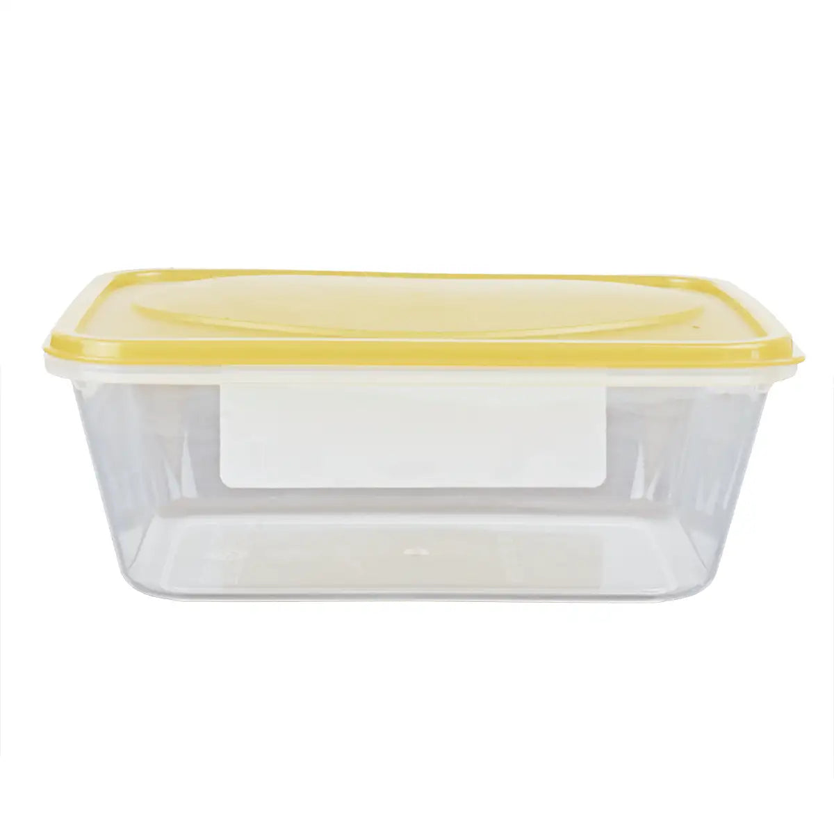 Contenedor de Plástico, Tapa Amarilla, 250 ml