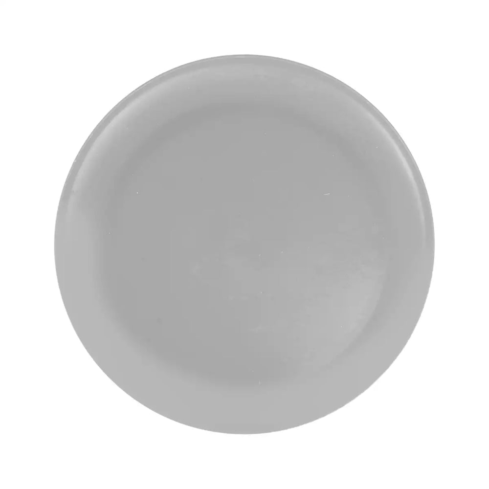 Plato de Plástico, Redondo, Color Gris