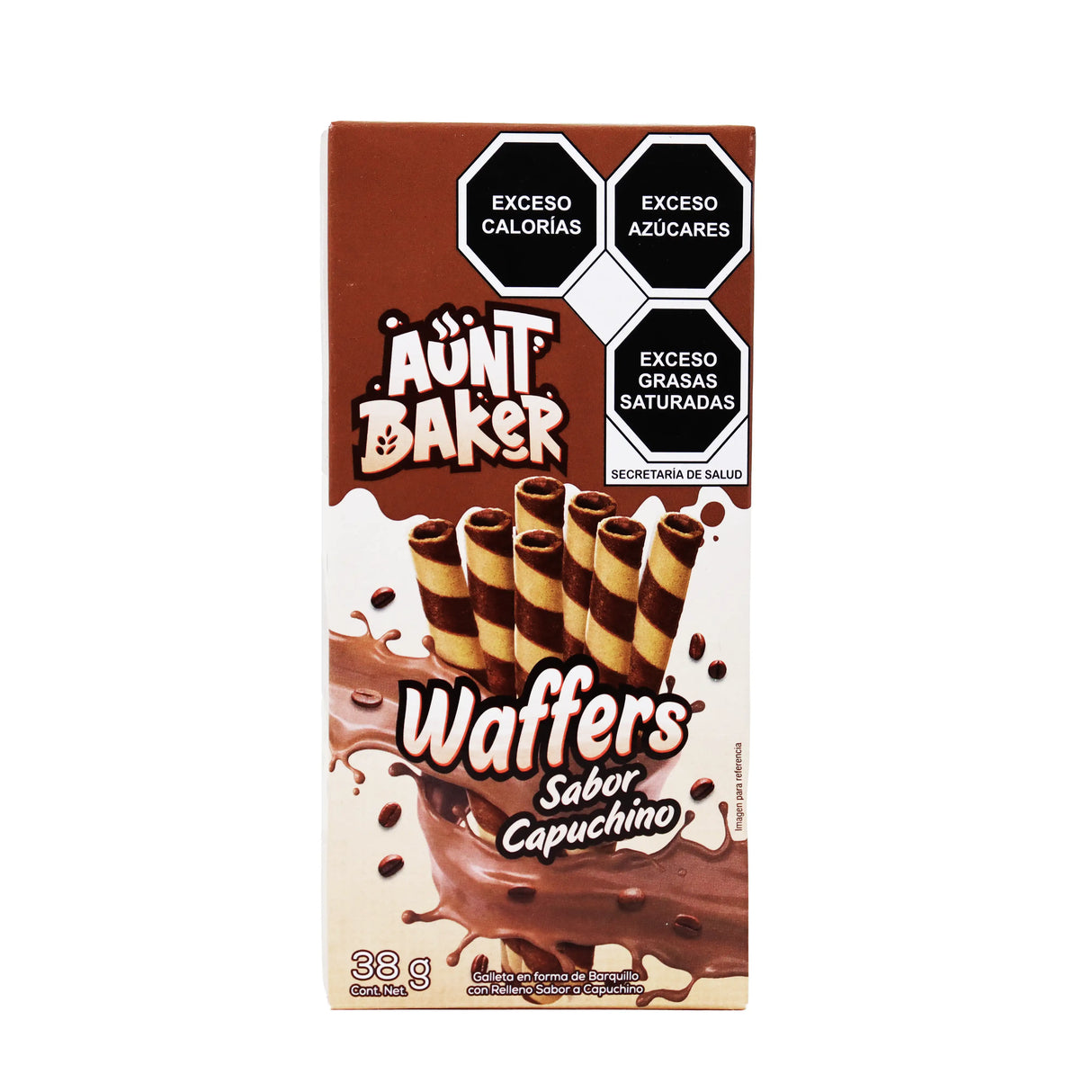 Waffers, Sabor Capuchino, Aunt Baker