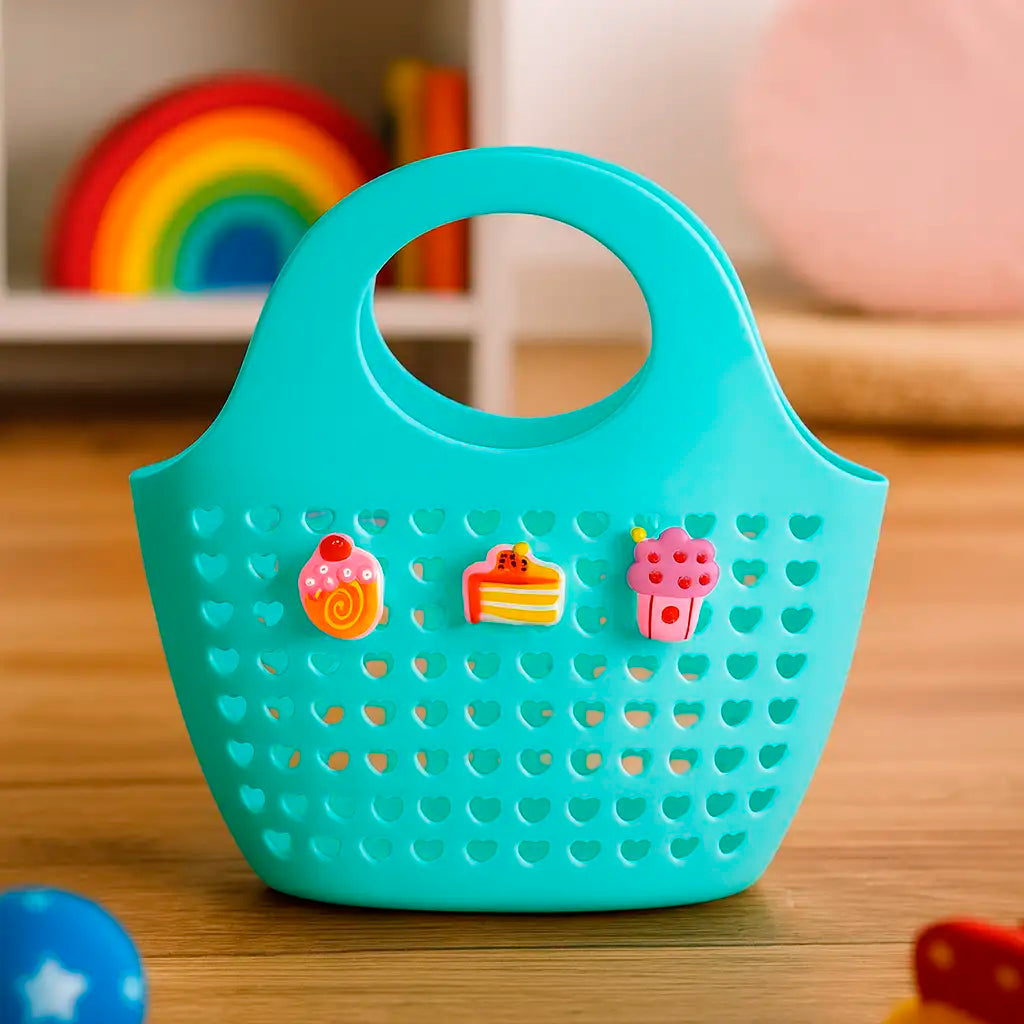 Cesta de Juguete, Bullseye's Playground, Color Azul