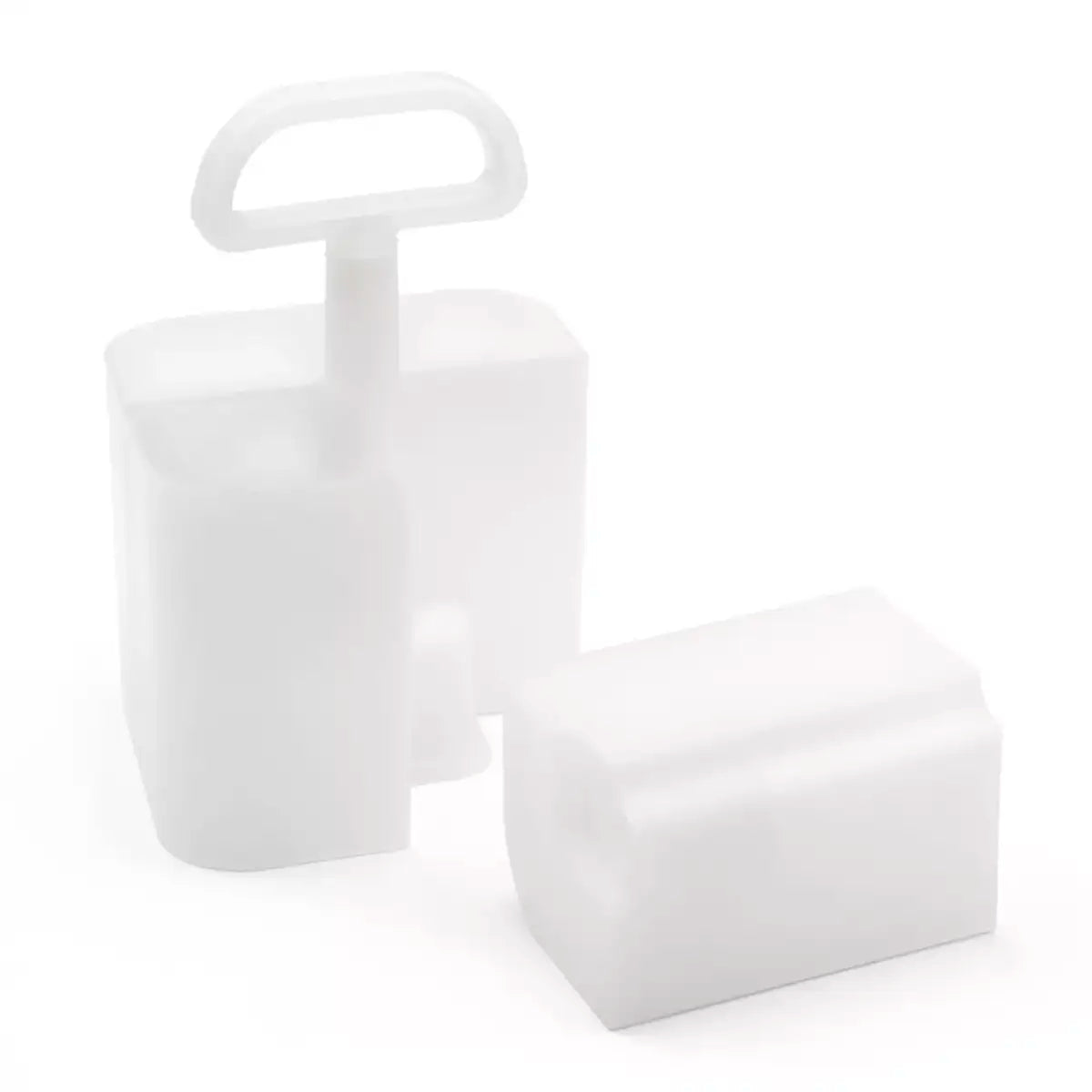 Carrito con Compartimento Extraíble con Mango, Color Blanco