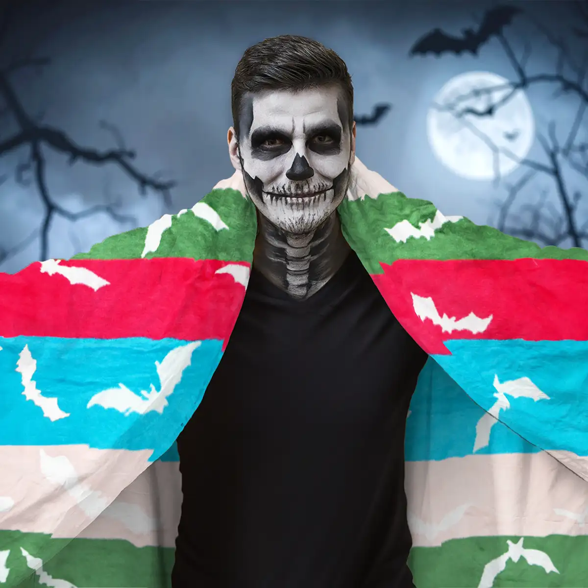 Manta, Diseño Murciélago, Colores