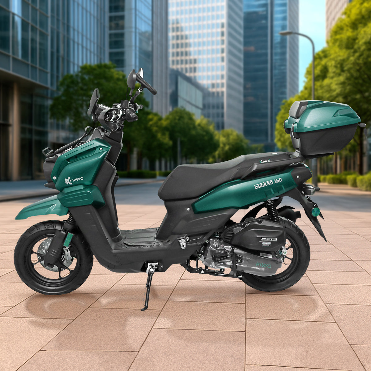 Motocicleta Senkan 150 2025, Color Verde