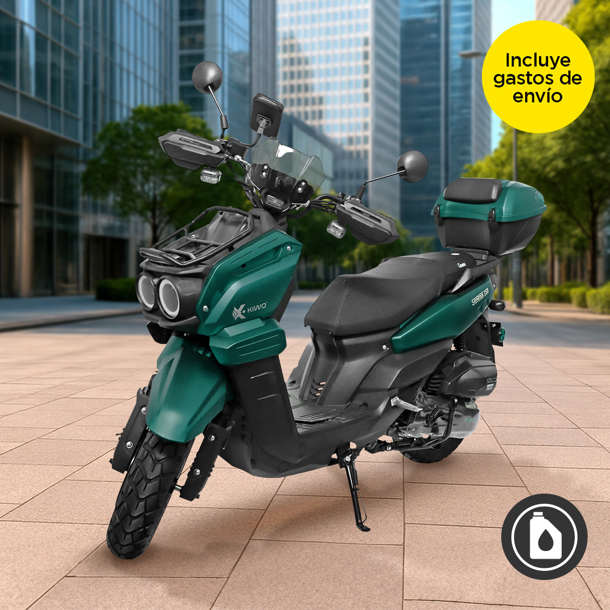 Motocicleta Senkan 150 2025, Color Verde