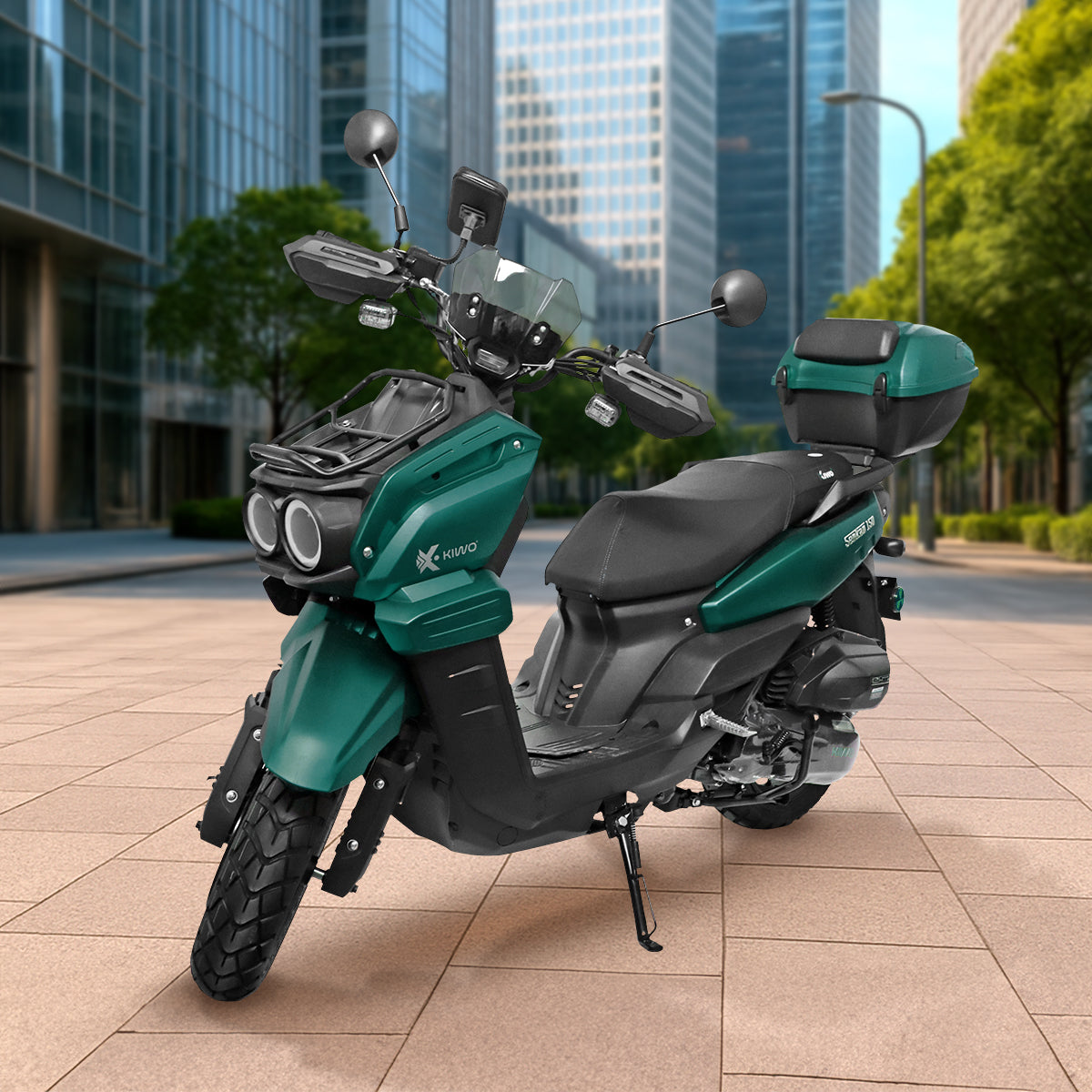 Motocicleta Senkan 150 2025, Color Verde