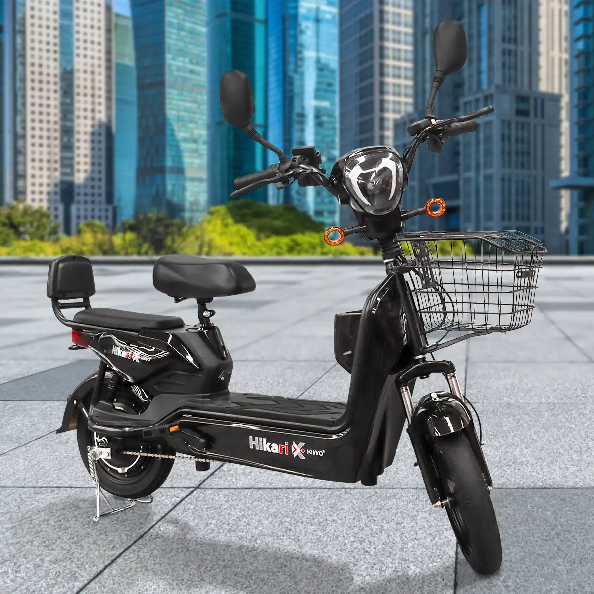 Bicicleta Eléctrica Negra Kiwo GY801