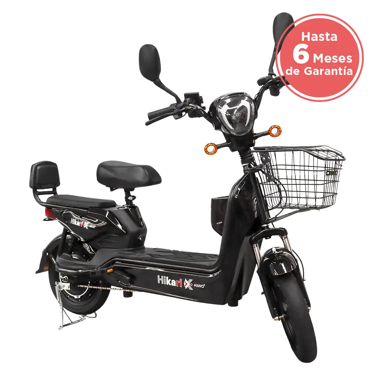 Bicicleta Eléctrica Negra Kiwo GY801