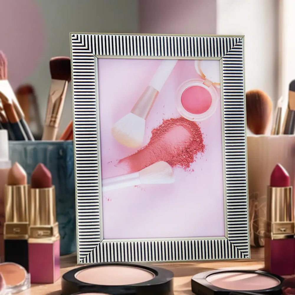 Portarretrato, Diseño Líneas, 10x15 cm