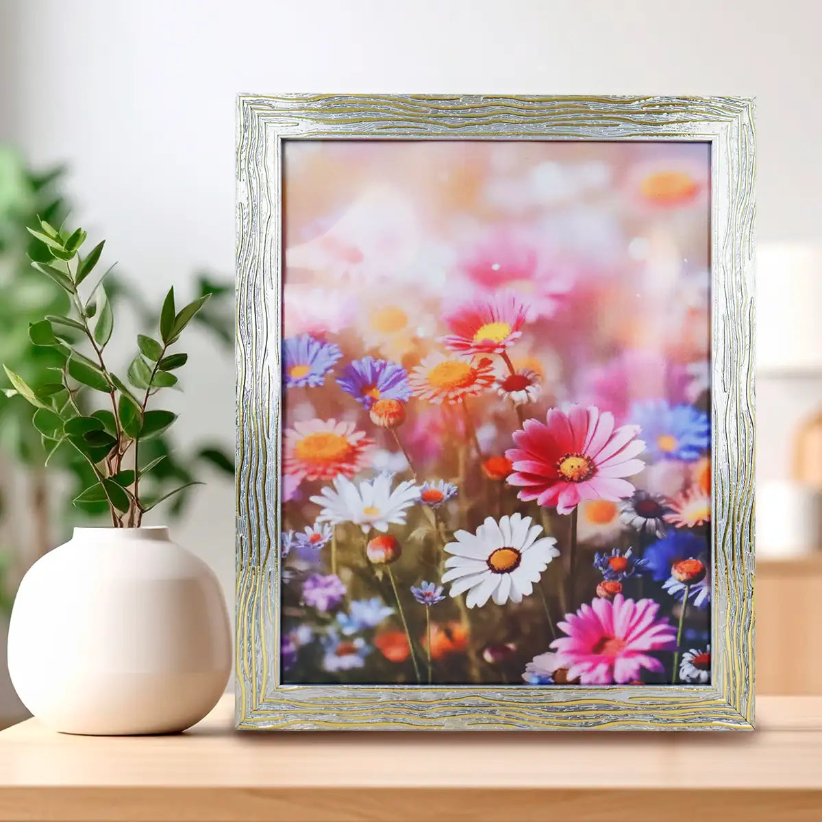 Portarretratos Flores, 20x25cm