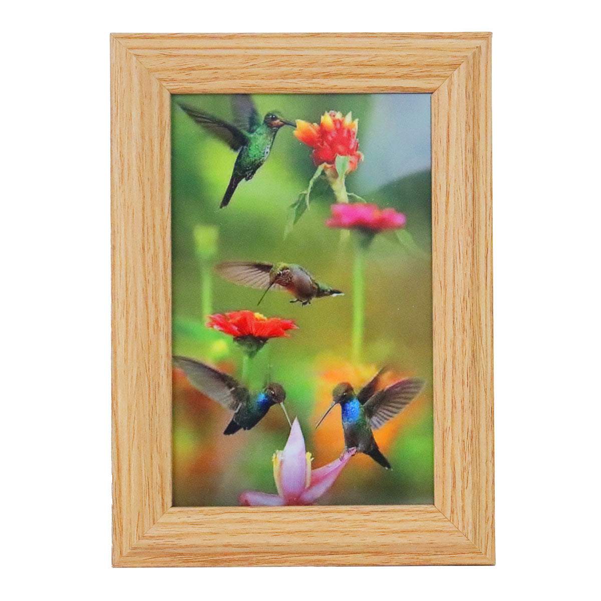 Portarretrato Colibrí, Madera, 10x15 cm