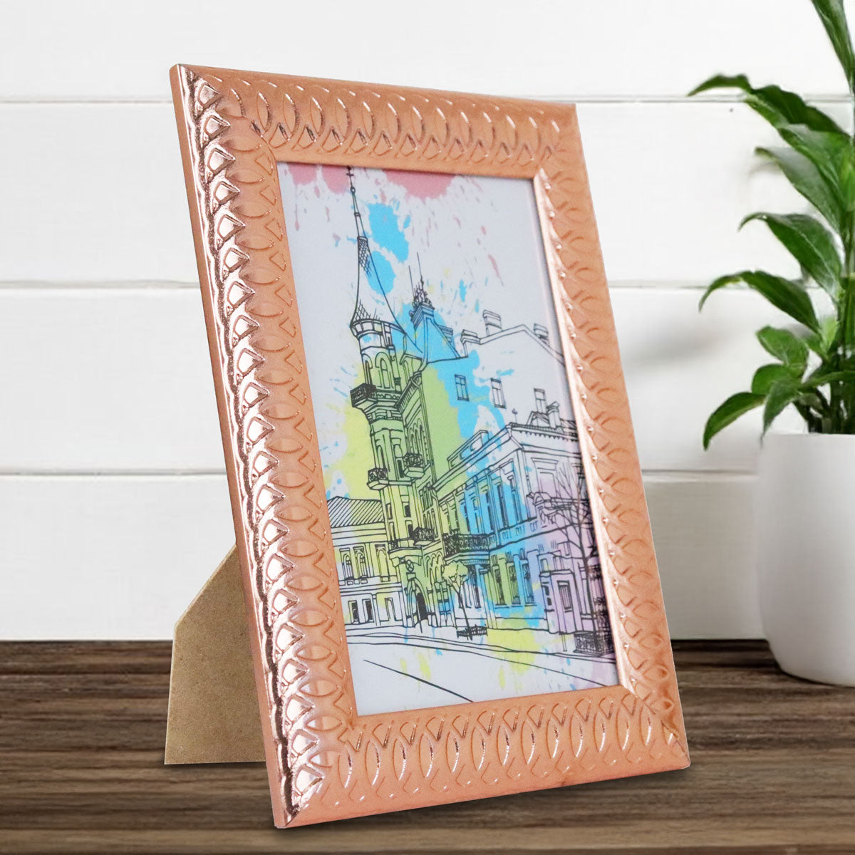 Portarretrato Aqua, Color Bronce, 10x15 cm