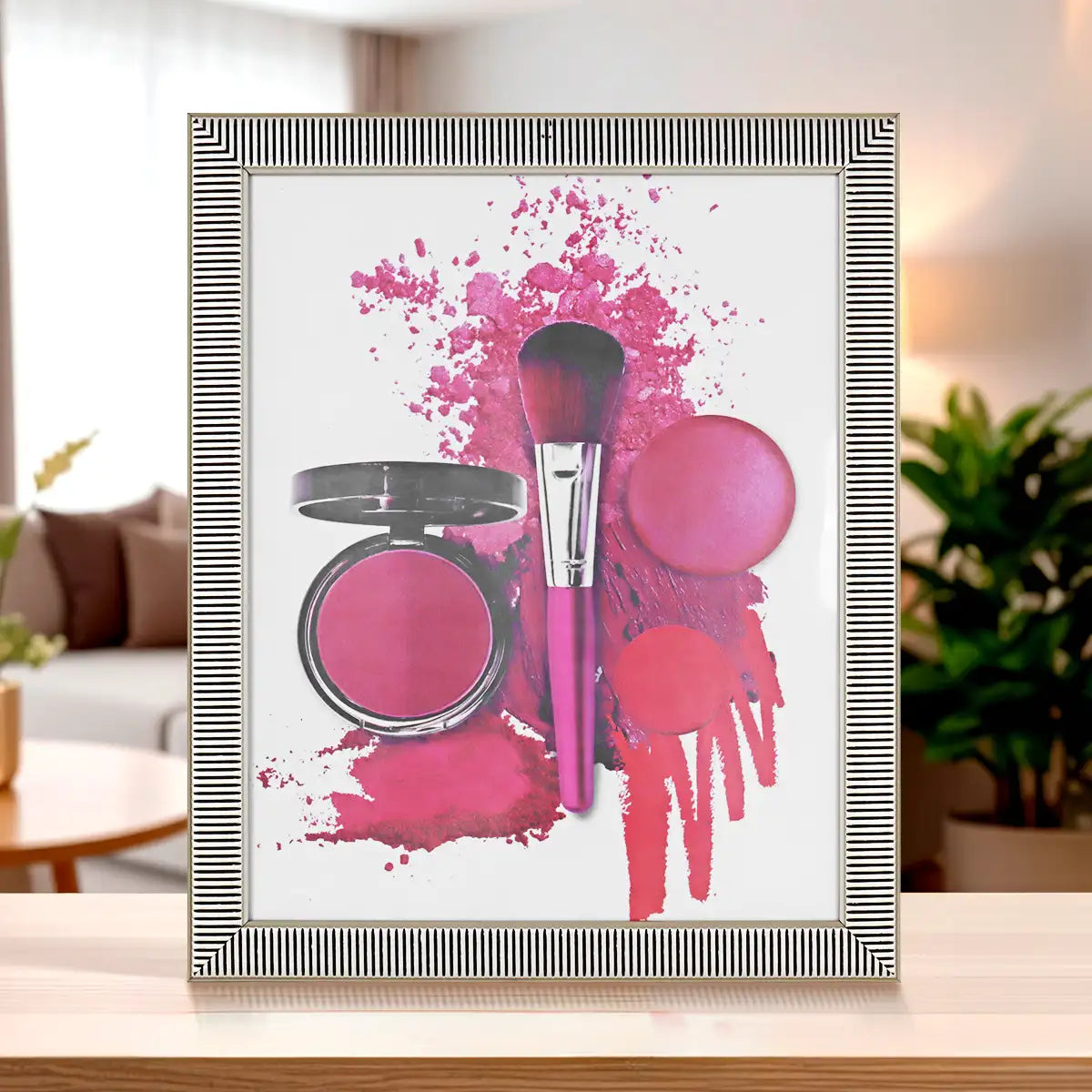 Portarretratos Makeup, Color Plata, 20x25cm