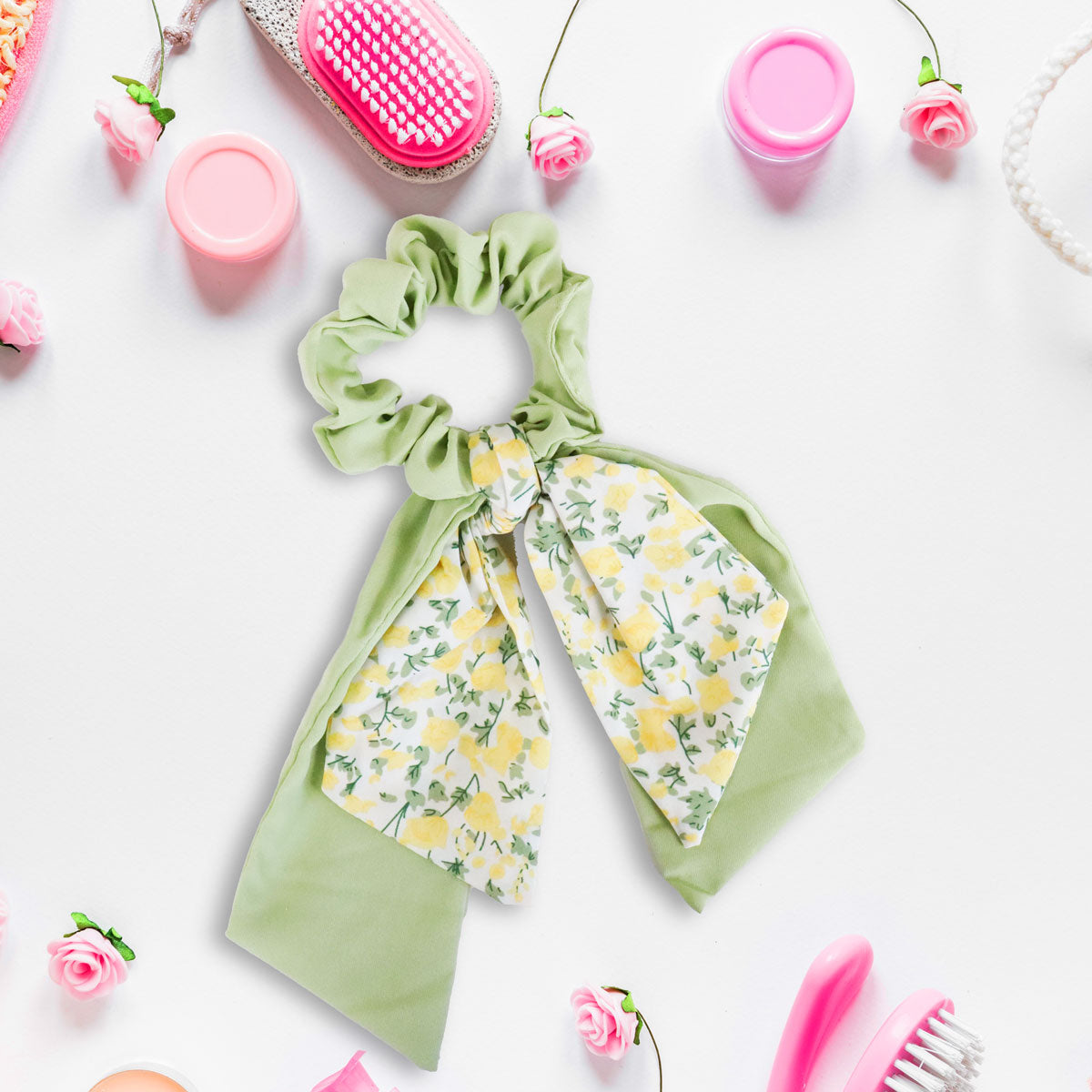 Liga para Cabello, Color Verde