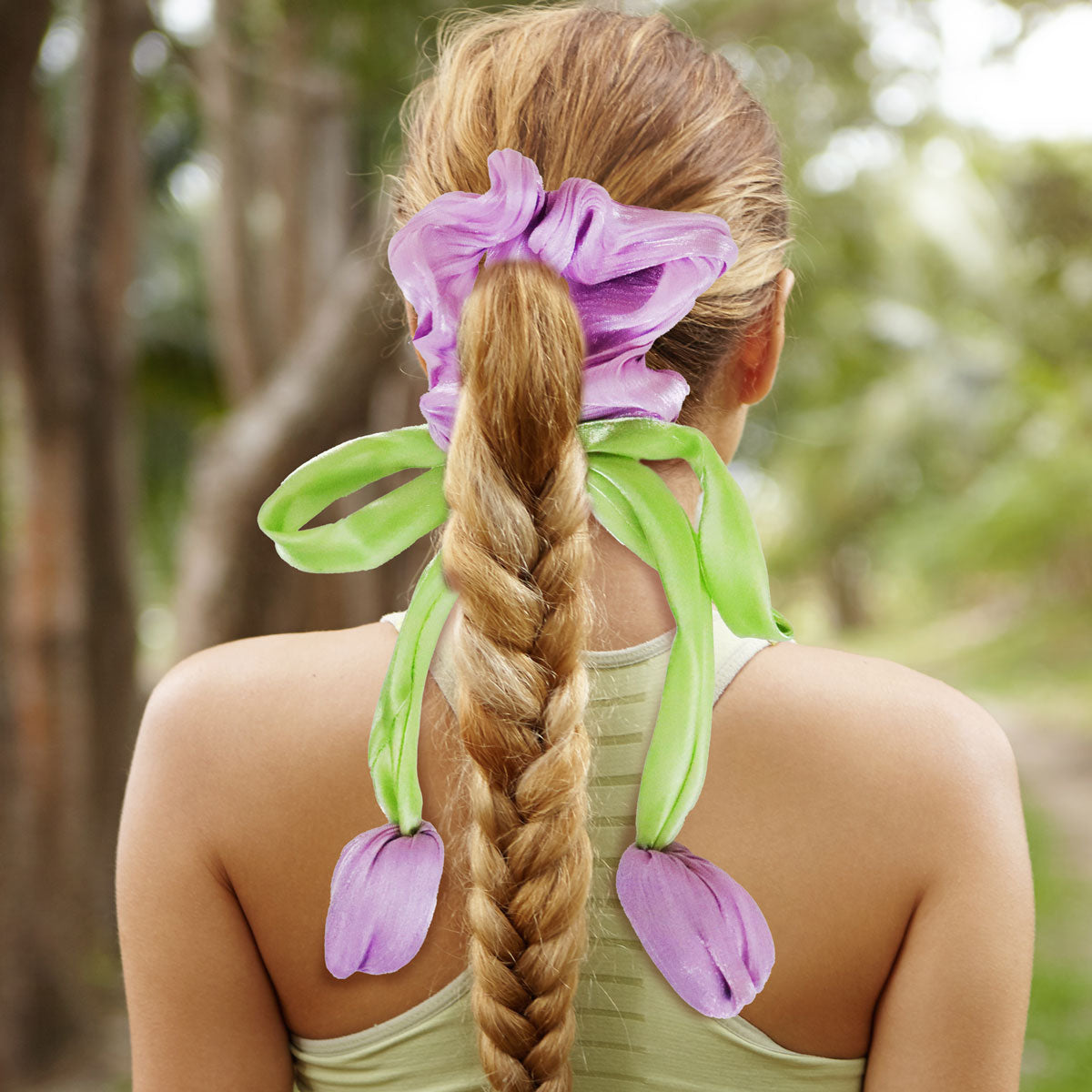 Tulipán, Liga para Cabello, Color Lila