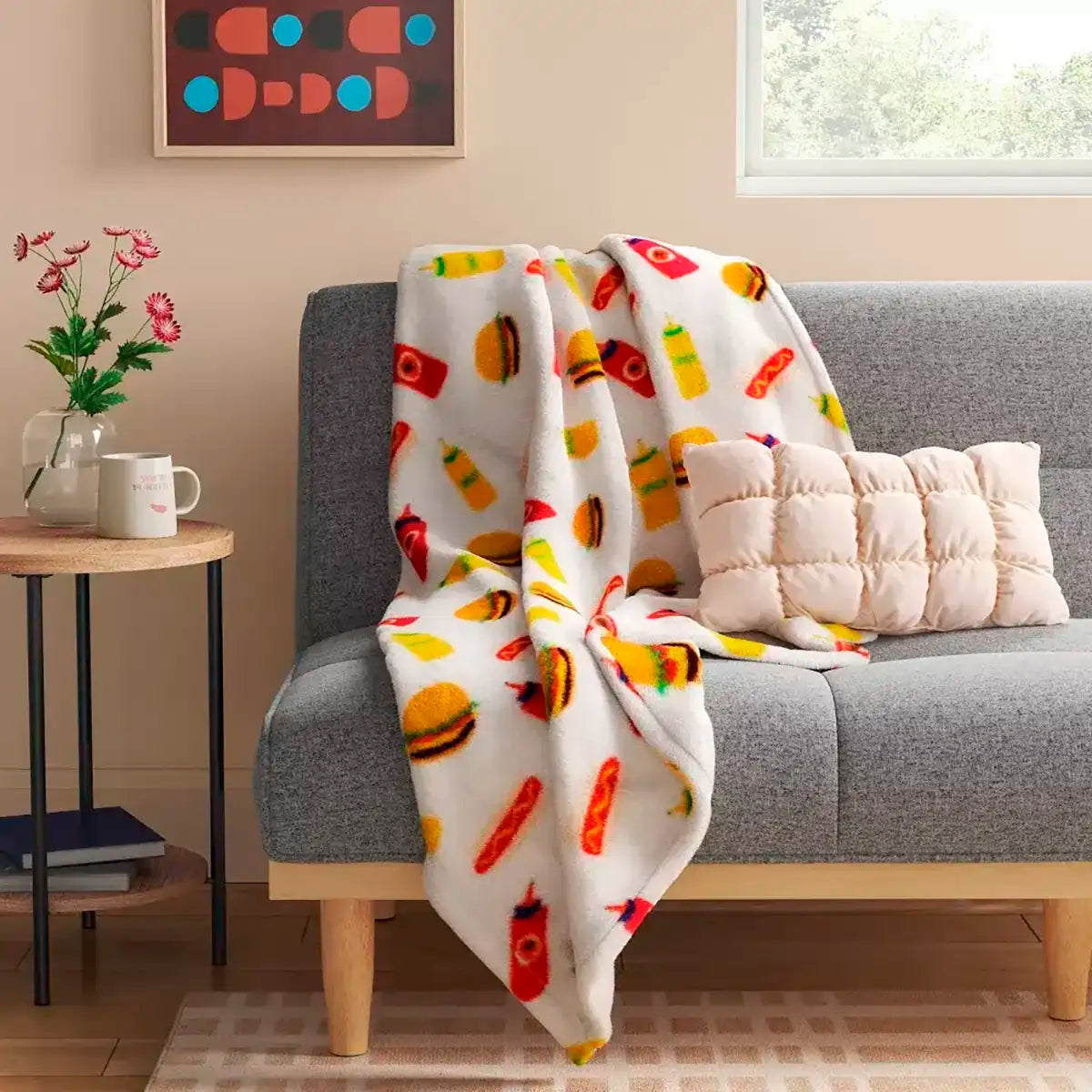 Manta de Felpa, Diseño Hotdog, Room Essentials