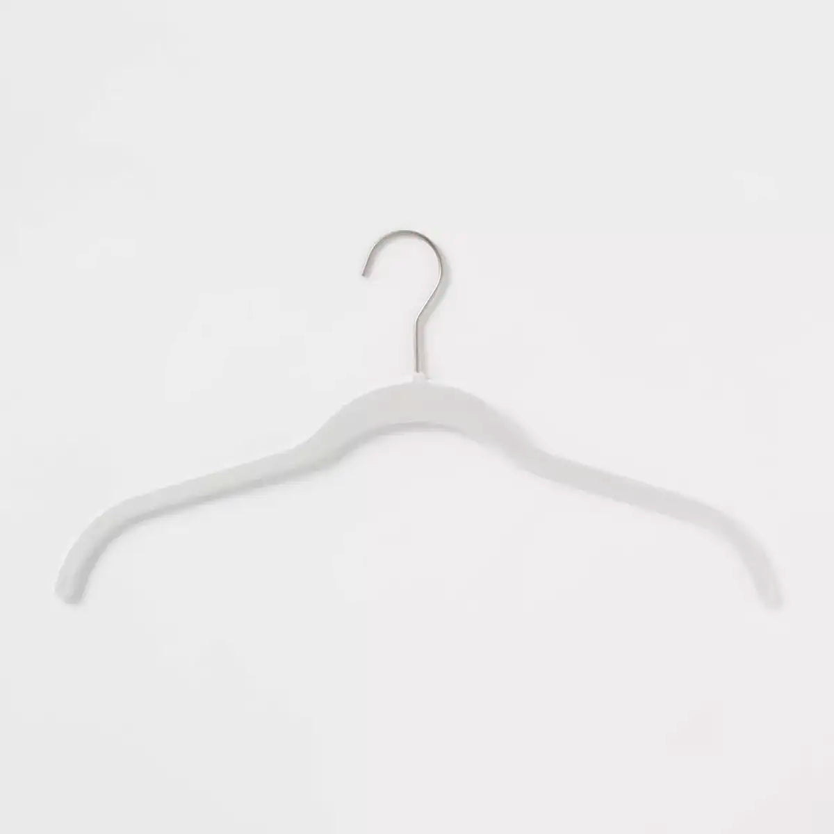 Kit Ganchos Terciopelo, 10 pzas, Brightroom, Color Blanco