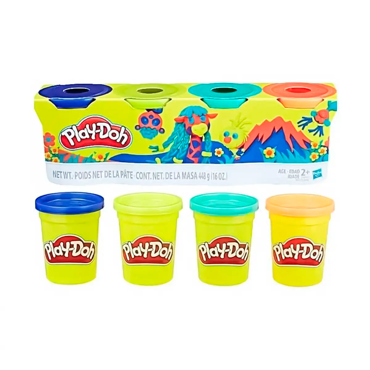 Masa Moldeable para Niños, Play-Doh, 4 pzas