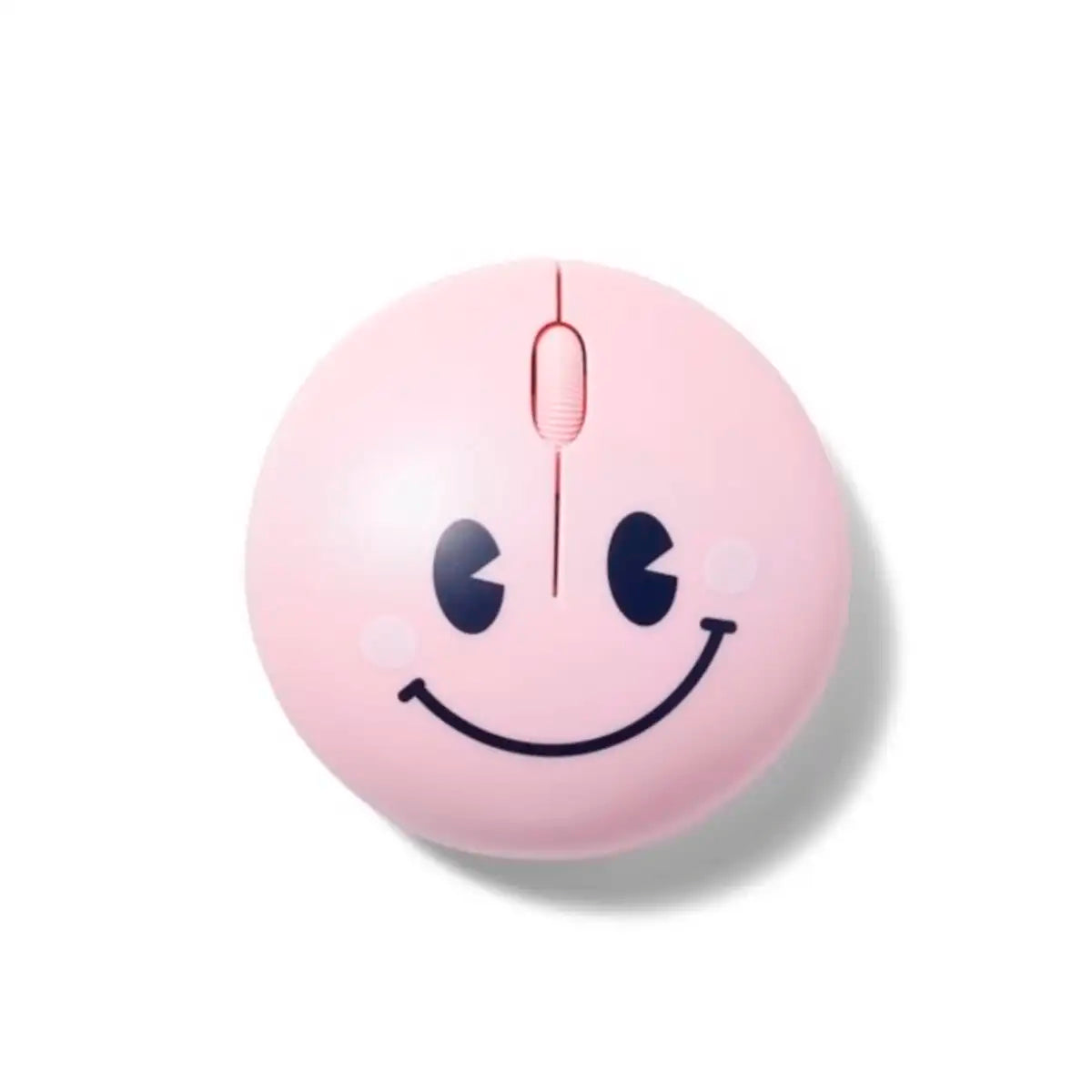 Ratón Inalámbrico, Diseño de Sonrisa, Color Rosa