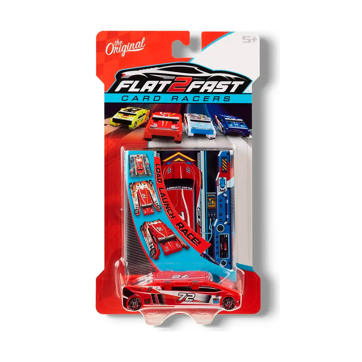 Vehículo Lanzador Flat 2 Fast Card Racers #72