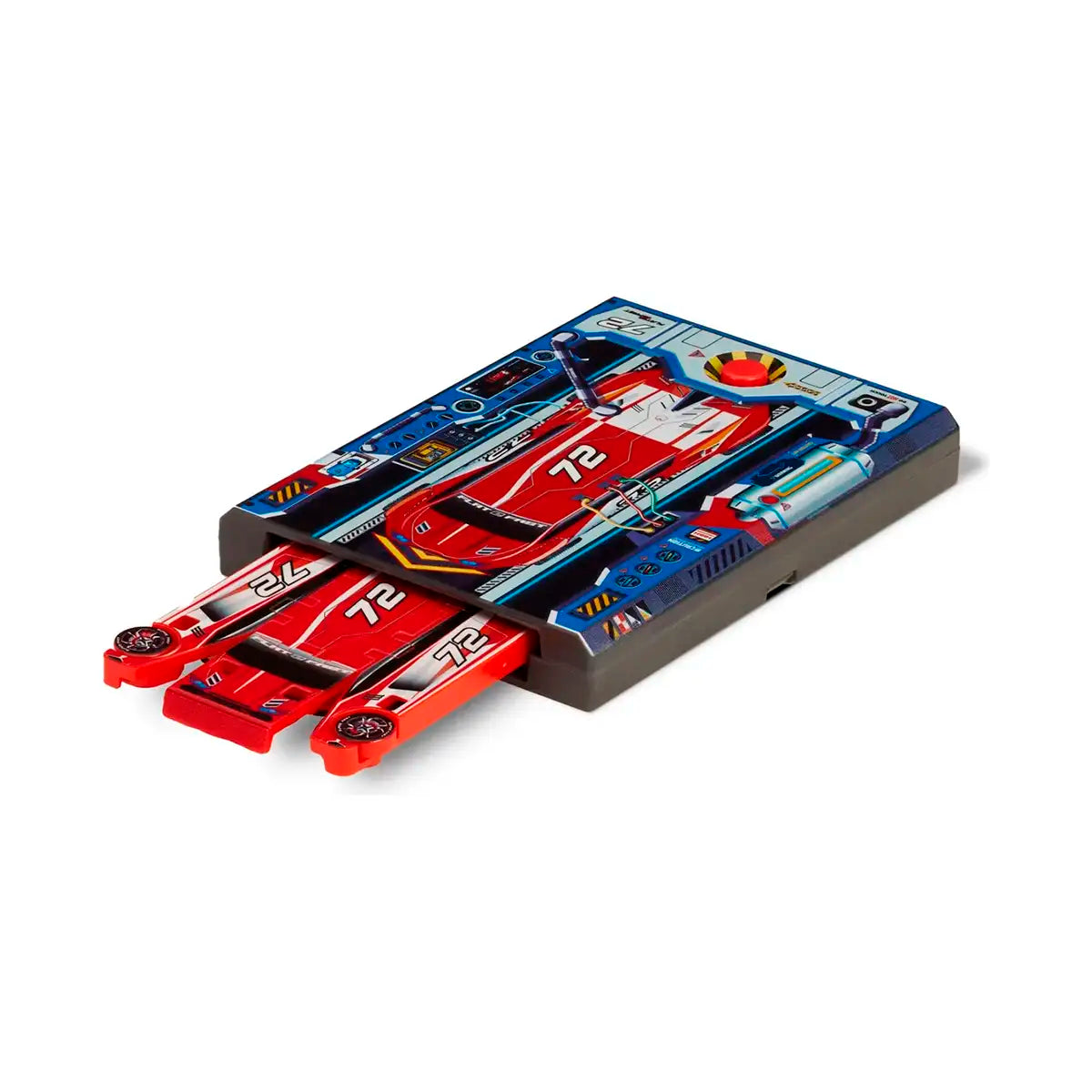 Vehículo Lanzador Flat 2 Fast Card Racers #72