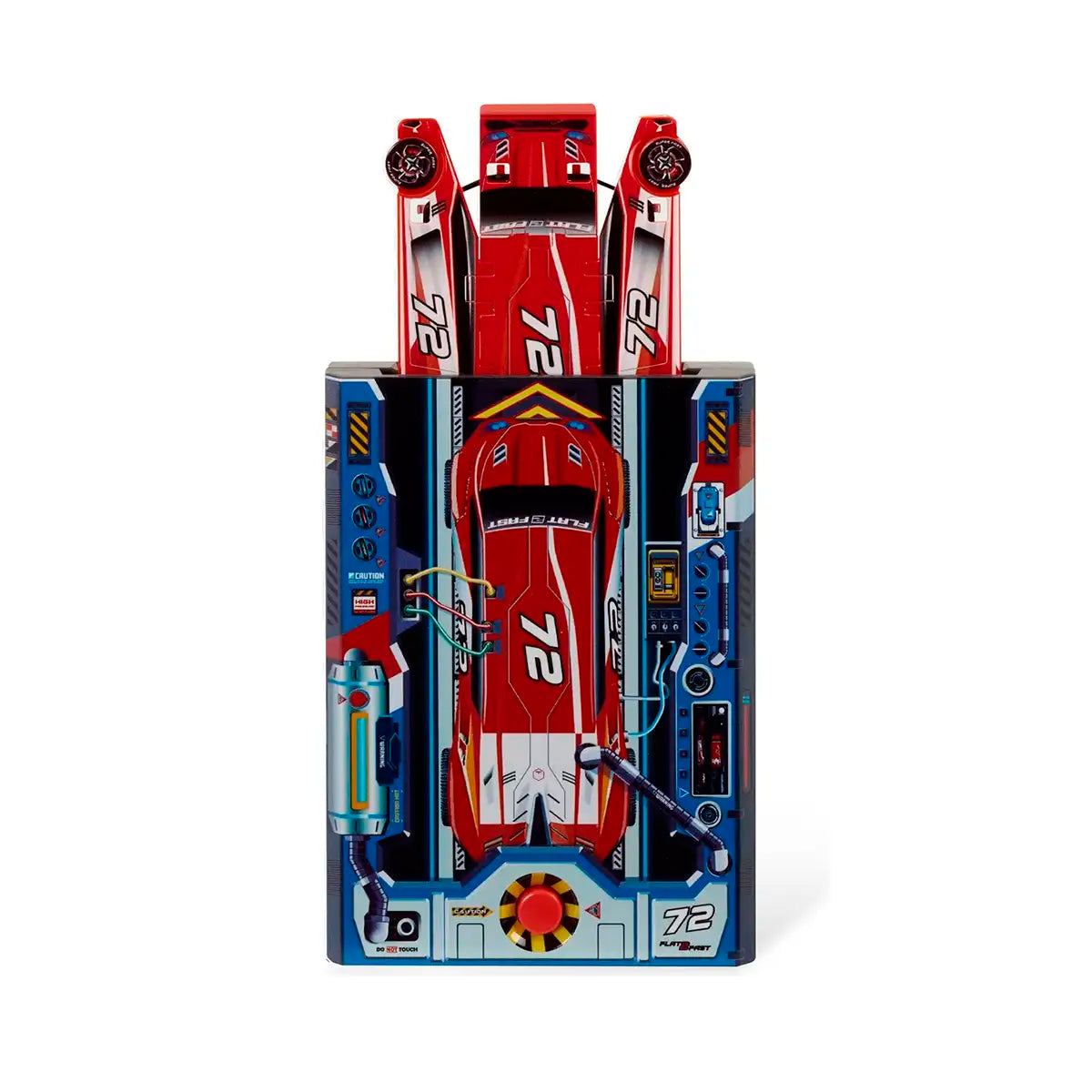 Vehículo Lanzador Flat 2 Fast Card Racers #72