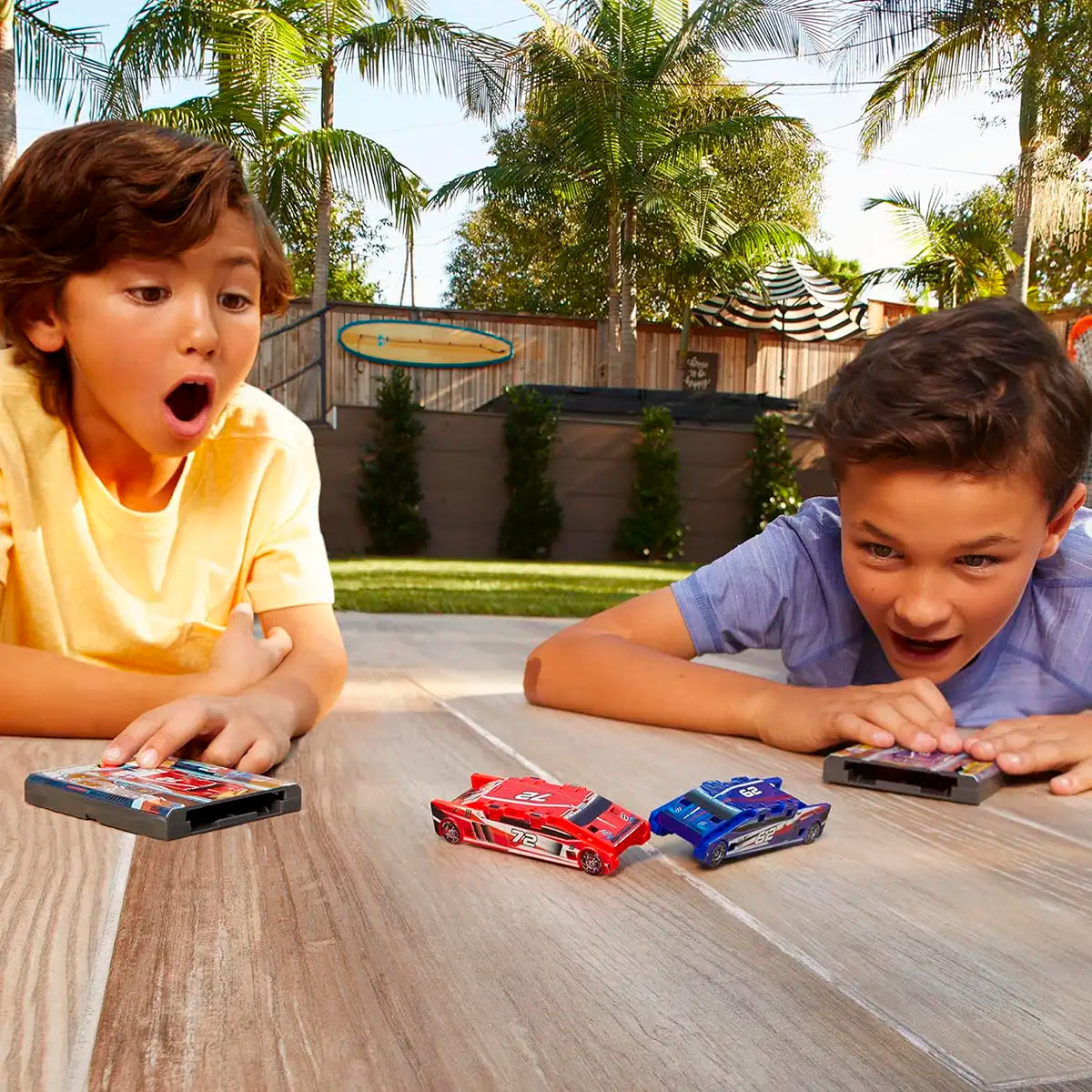 Vehículo Lanzador Flat 2 Fast Card Racers #62