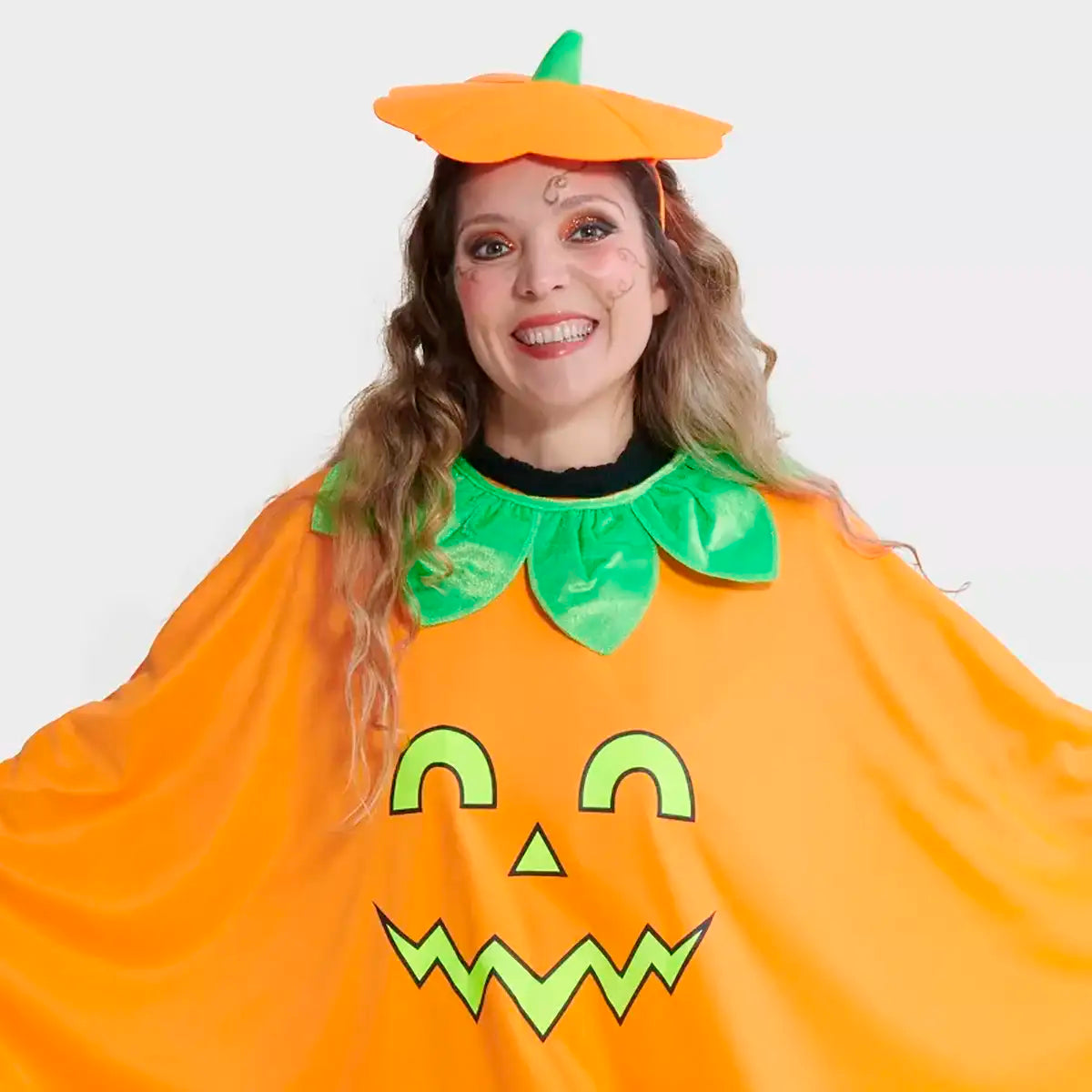 Kit de Disfraz de Poncho de Calabaza para Adultos, Hyde & EEK! Boutique