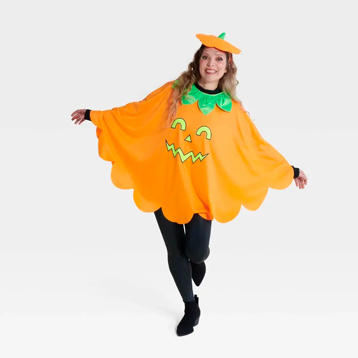 Kit de Disfraz de Poncho de Calabaza para Adultos, Hyde & EEK! Boutique