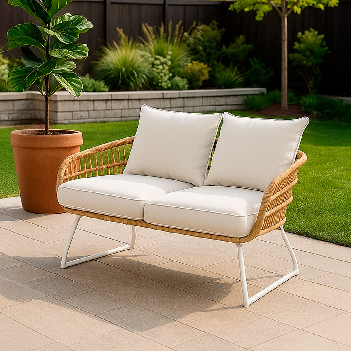 Silla para Patio, 2 plazas, Opalhouse