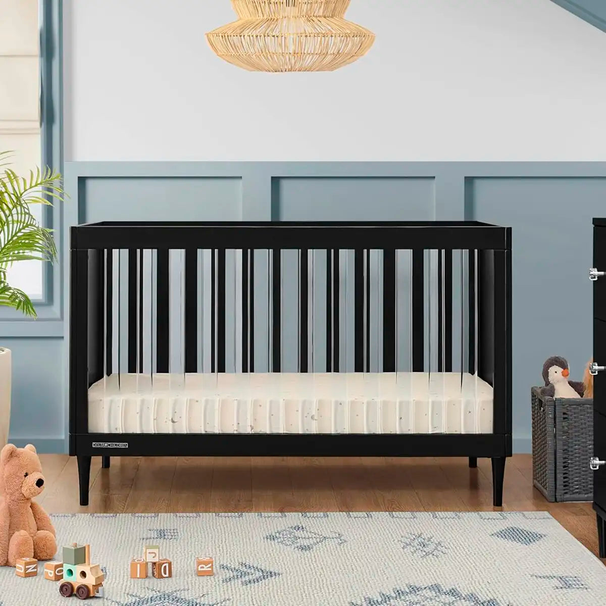 Cuna Convertible 4 en 1 Bowie, Delta Children, Color Negro