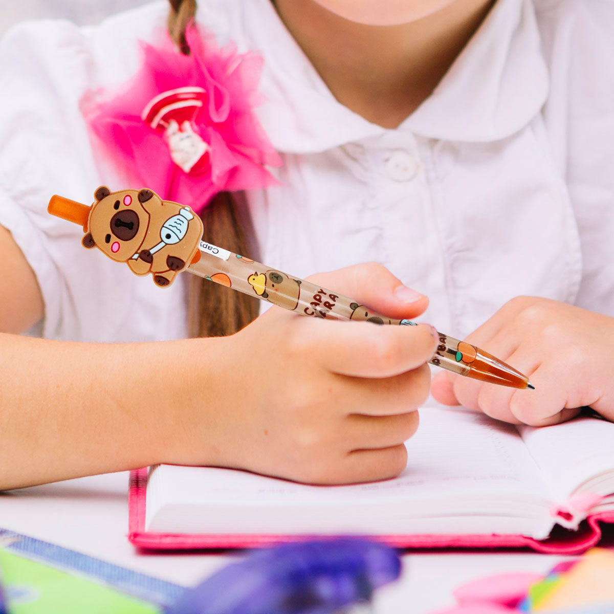 Set de 2 Lápices, Diseño Capibara