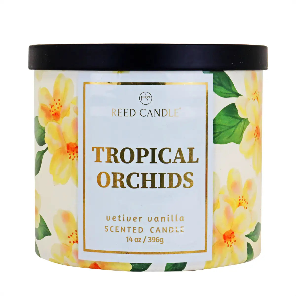 Vela Aromática, Reed Candle, Orquídea Tropical, 396 g