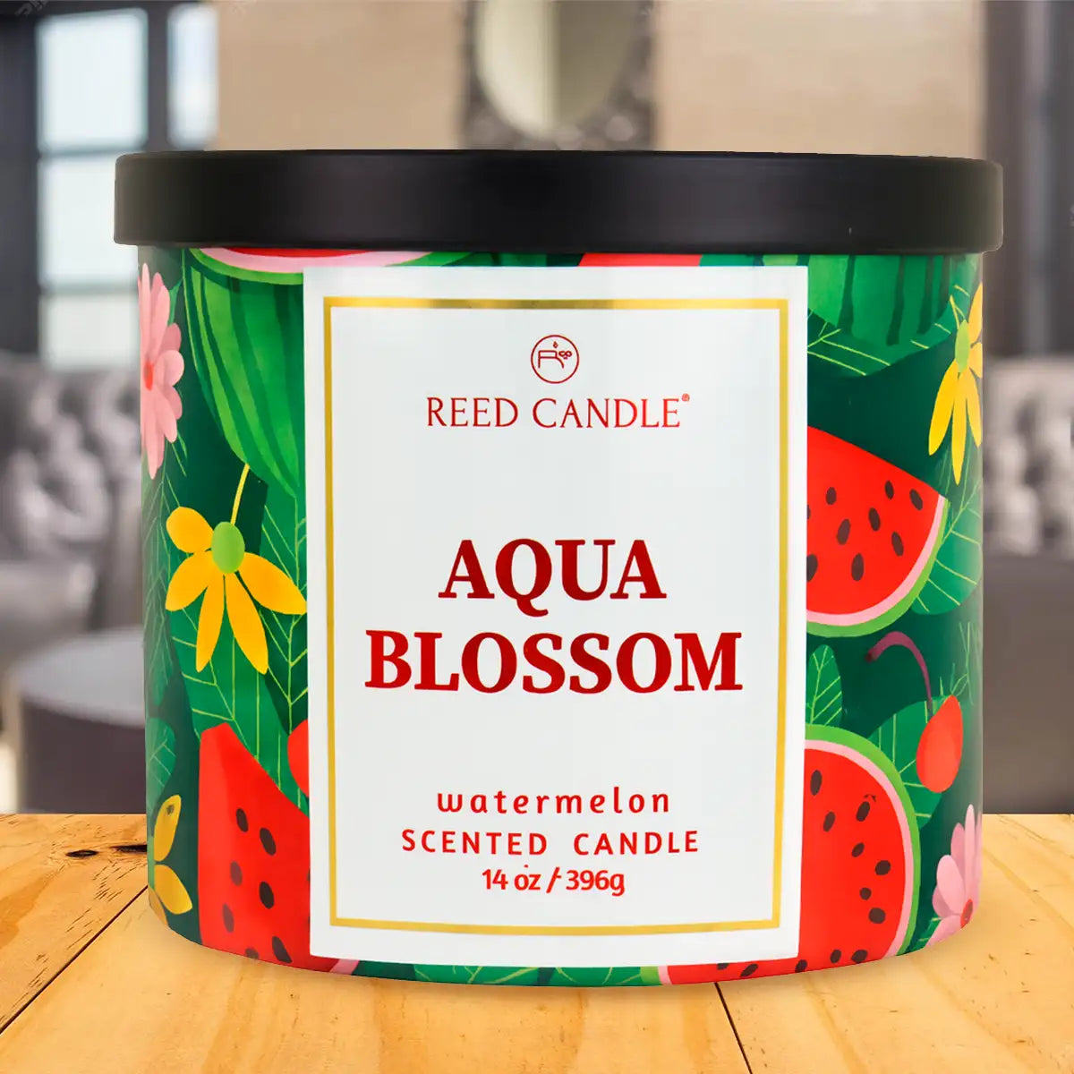 Vela Aromática, Reed Candle, Aqua Blossom, 396 g