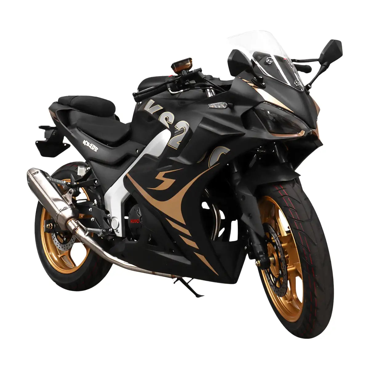 Motocicleta Kiwo KS 200 2025, Color Negro