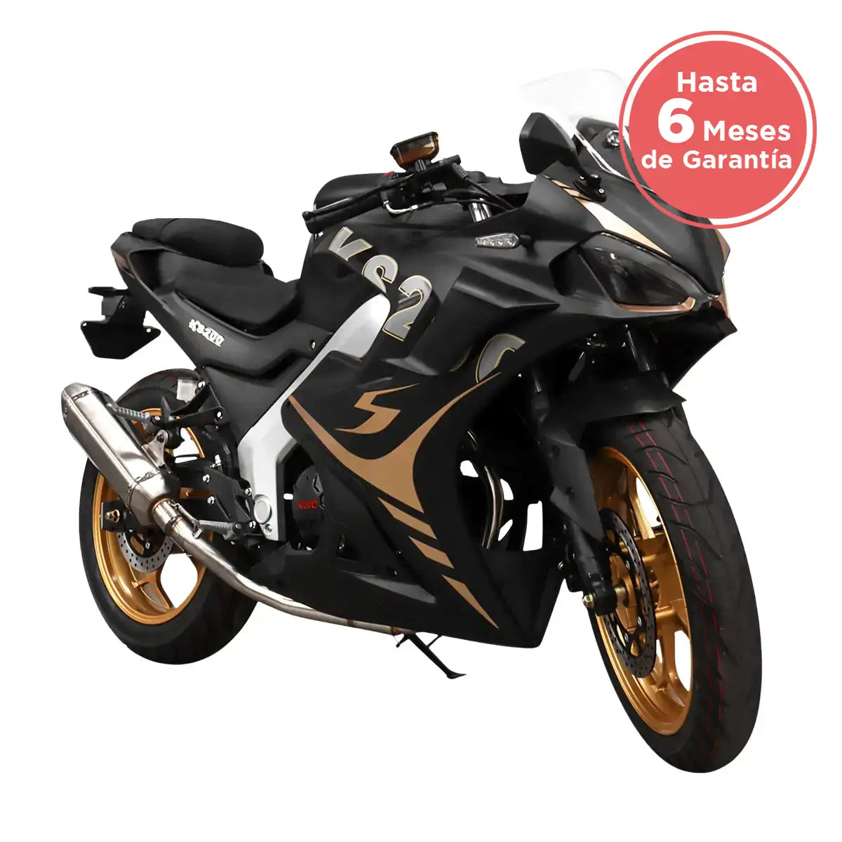 Motocicleta Kiwo KS 200 2025, Color Negro