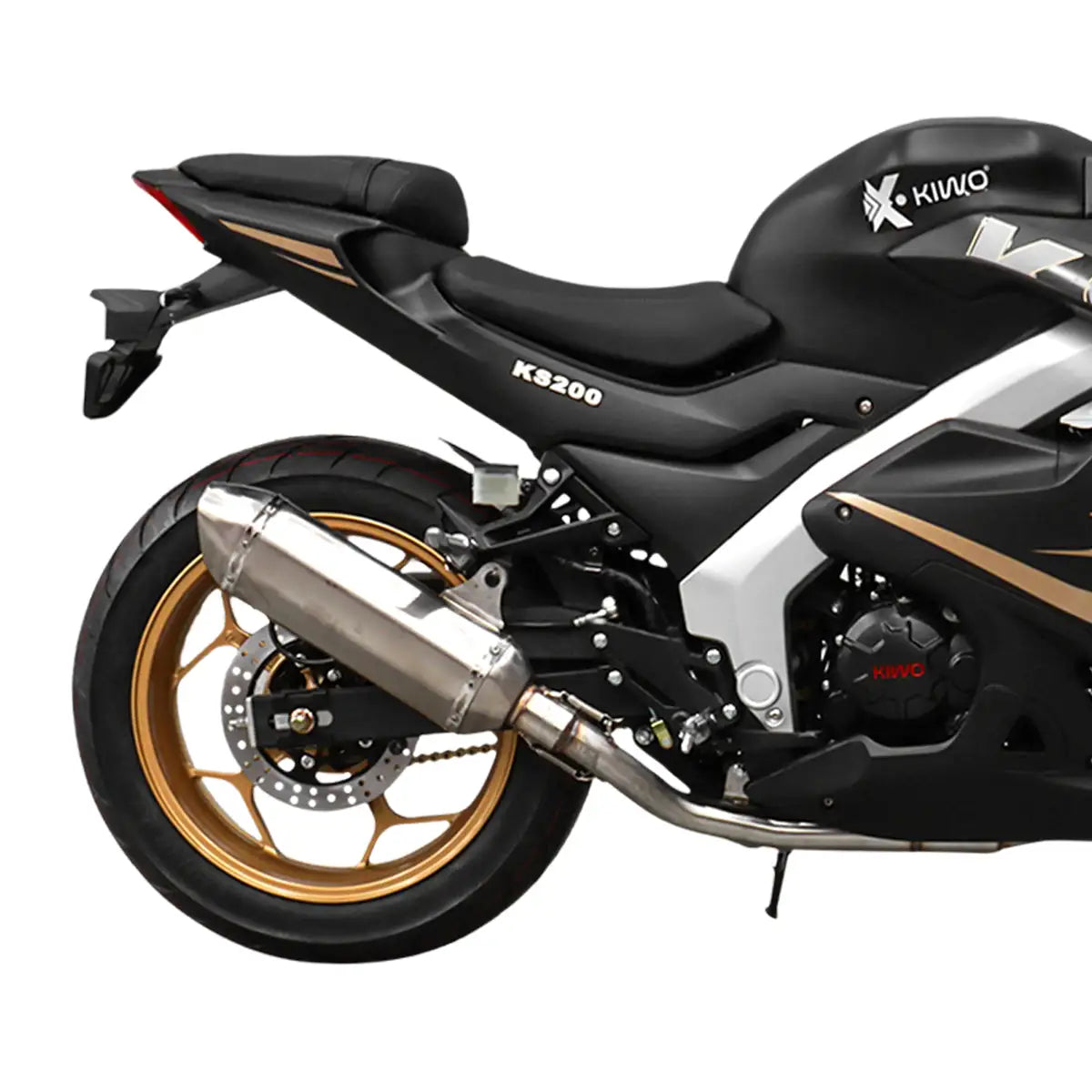 Motocicleta Kiwo KS 200 2025, Color Negro