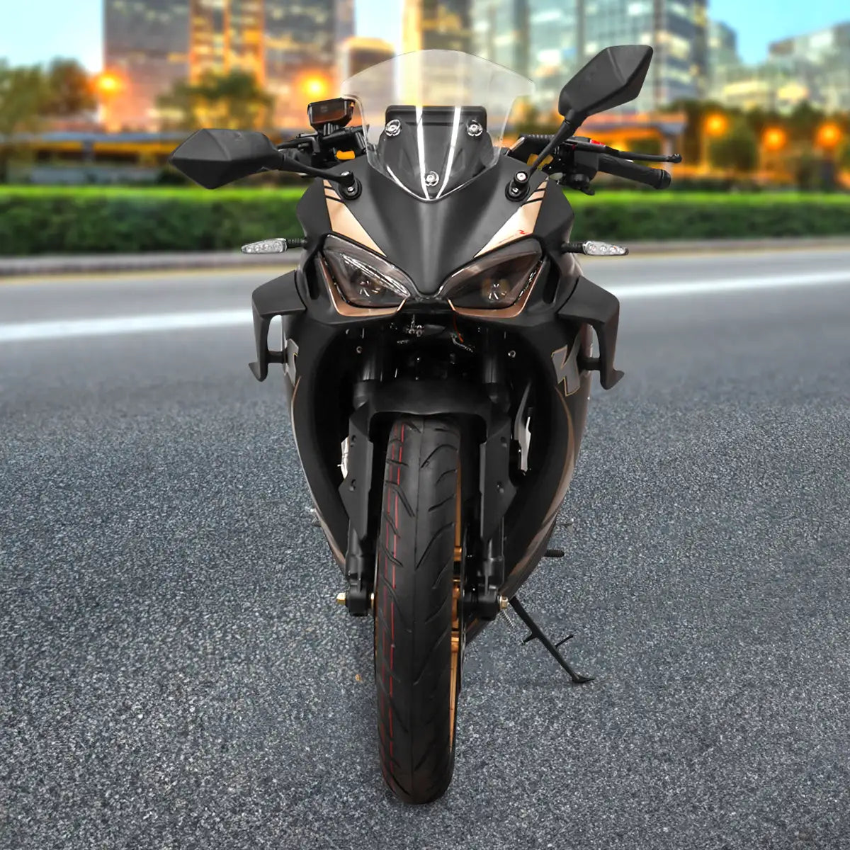 Motocicleta Kiwo KS 200 2025, Color Negro