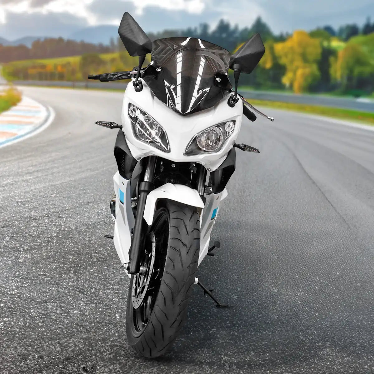 Motocicleta Kiwo KR 200 2025, Color Azul