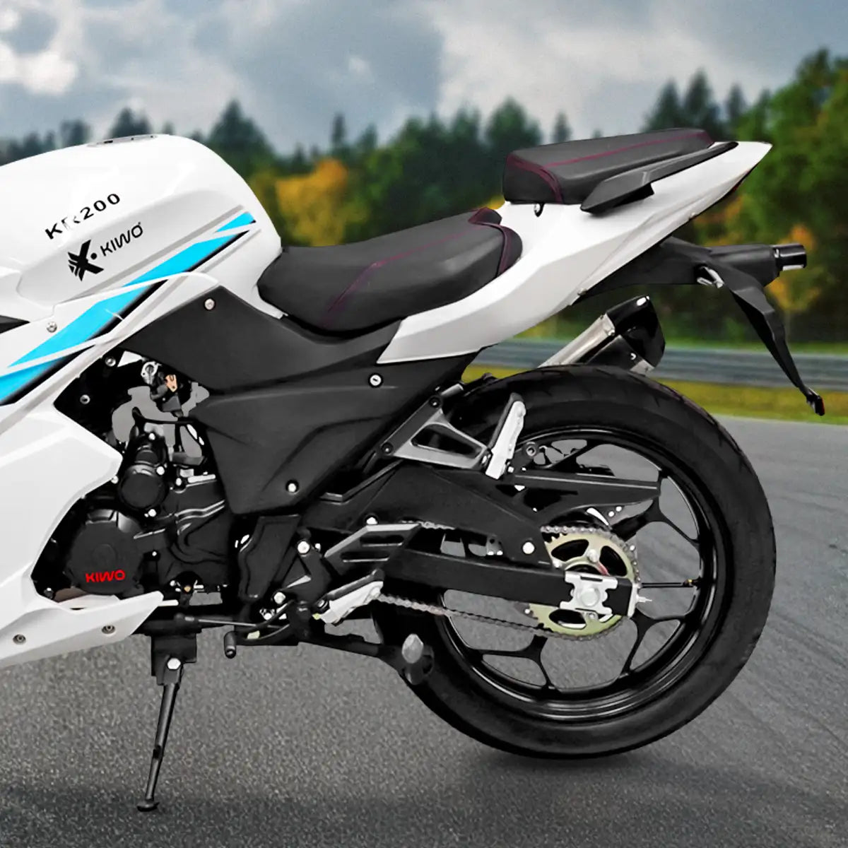 Motocicleta Kiwo KR 200 2025, Color Azul