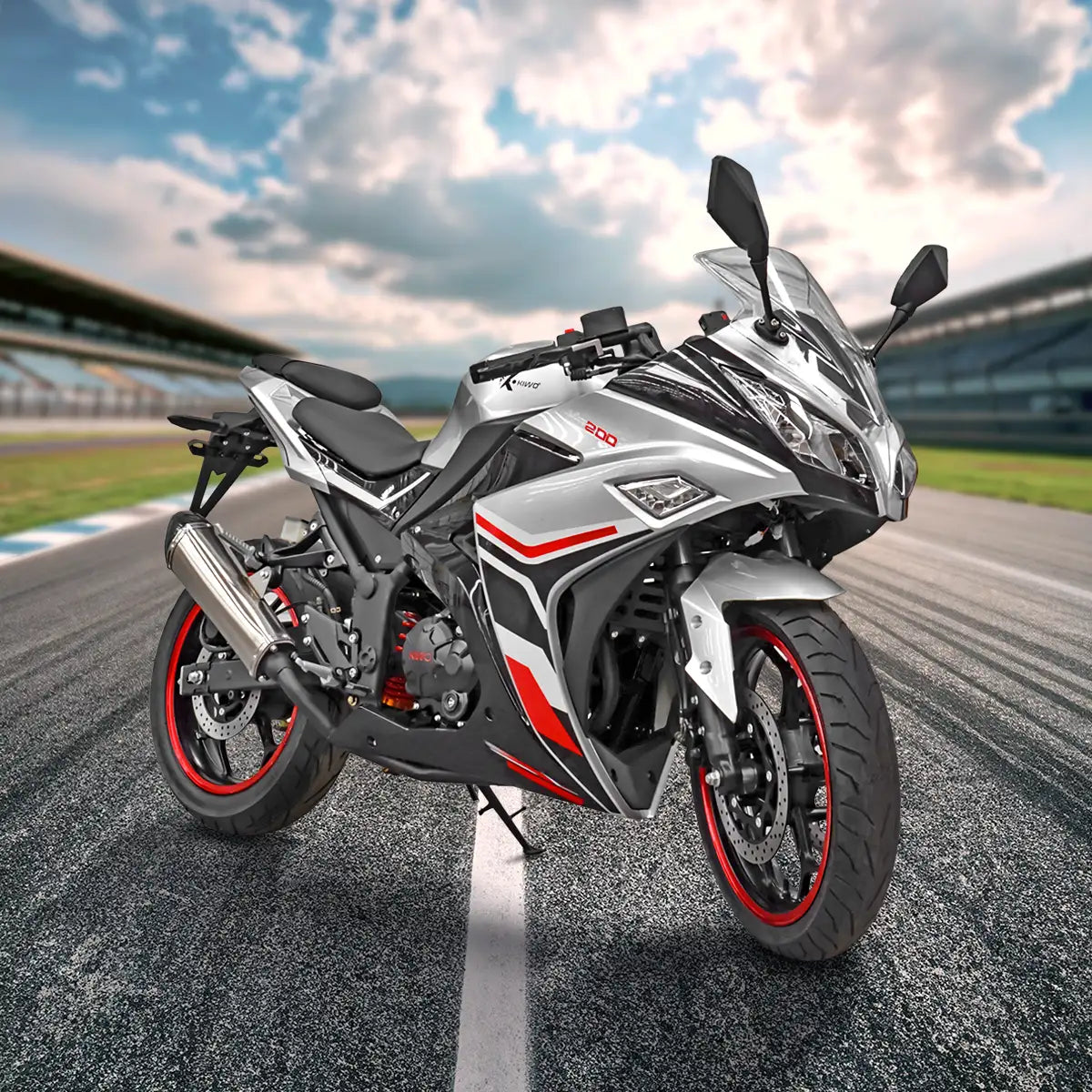 Motocicleta Kiwo KM 200 2025, Color Gris