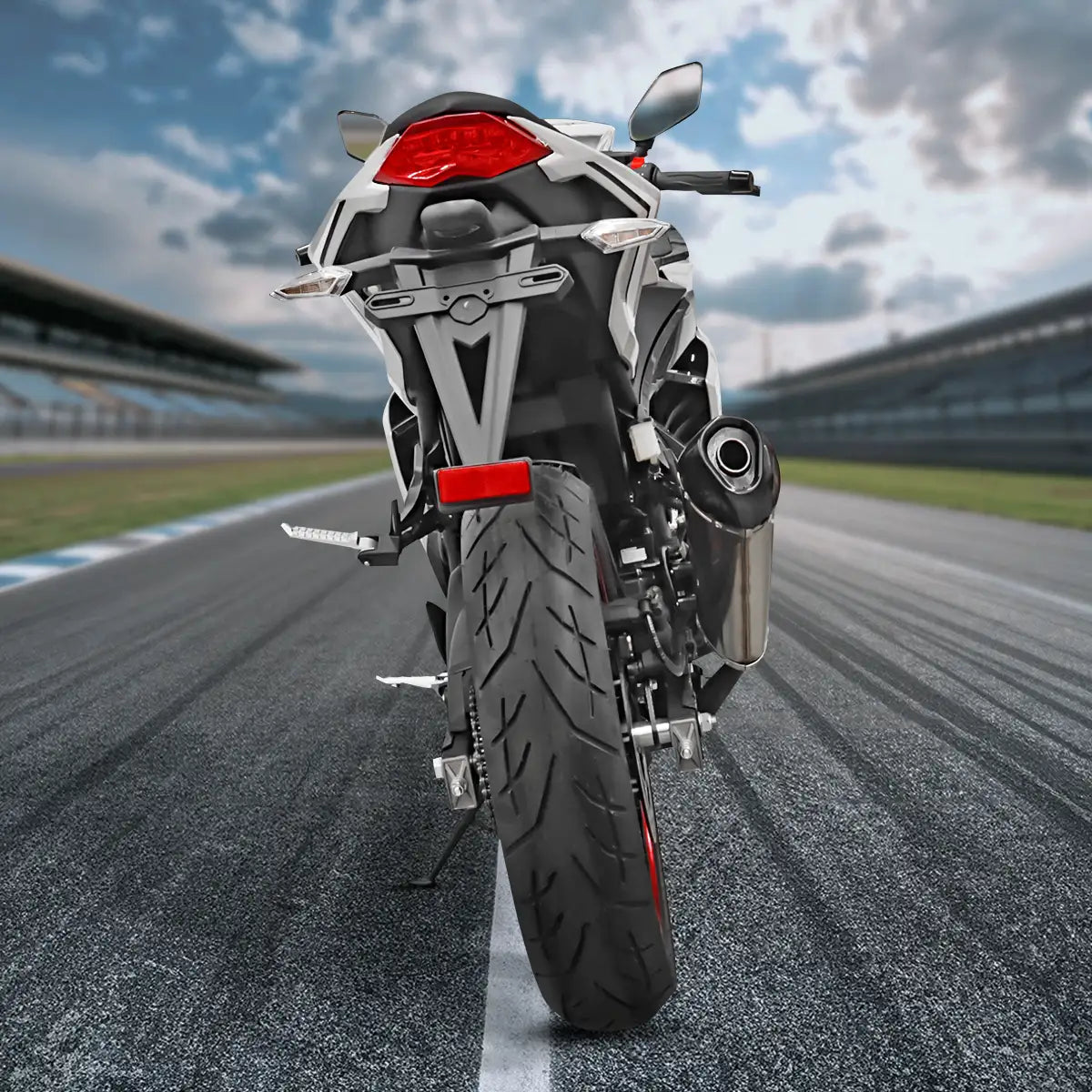 Motocicleta Kiwo KM 200 2025, Color Gris