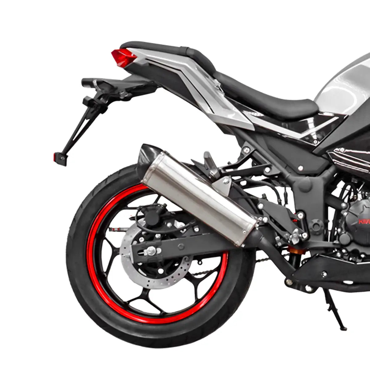 Motocicleta Kiwo KM 200 2025, Color Gris